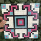 Motif floral - Mosaïque de briques