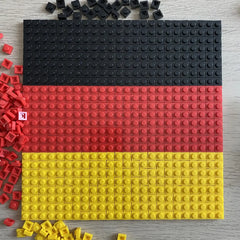 Drapeau allemand en briques