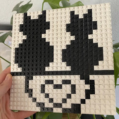 Famille de chats - Mosaïque de briques