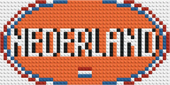 NETHERLANDS Mosaic – Pixelbrick for Football Fans
