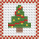Sapin de Noël - Mosaïque de briques