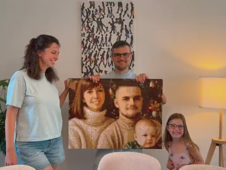 Transformez votre photo en tableau personnalisé en briques