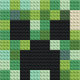 Creeper - mosaïque de briques