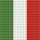 Italie mosaïque de briques