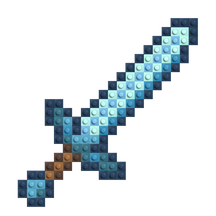 Épée - mosaïque de briques