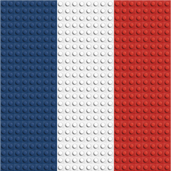 France - mosaïque de briques